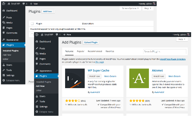 Search for CodeGuard WordPress Plugin